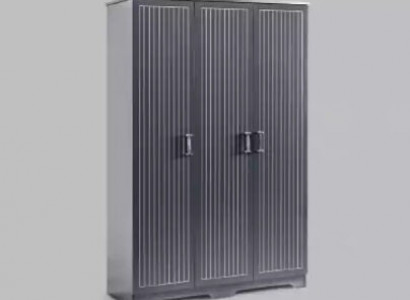 Wardrobe closet furniture bedroom cabinets wood black loft